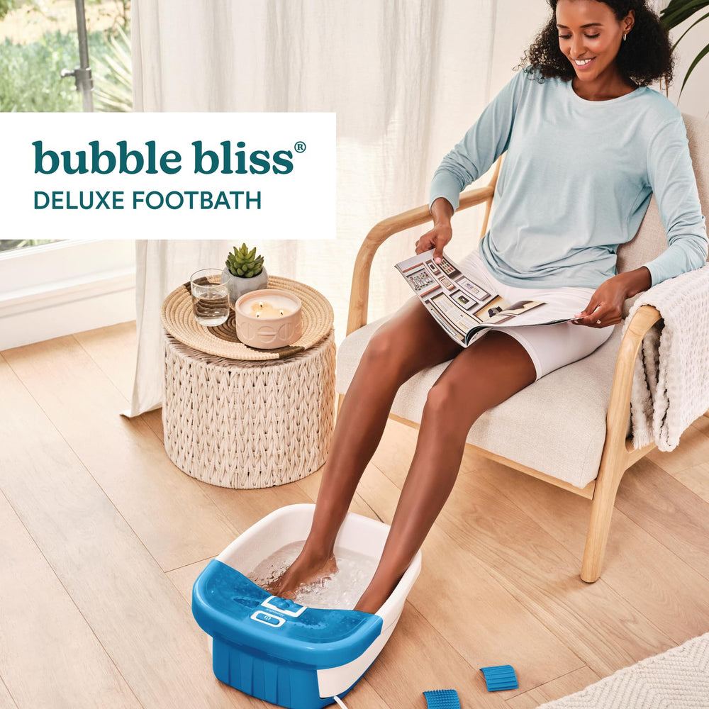 HoMedics close-up of raised massage nodes on footbed for targeted acupressure relief
