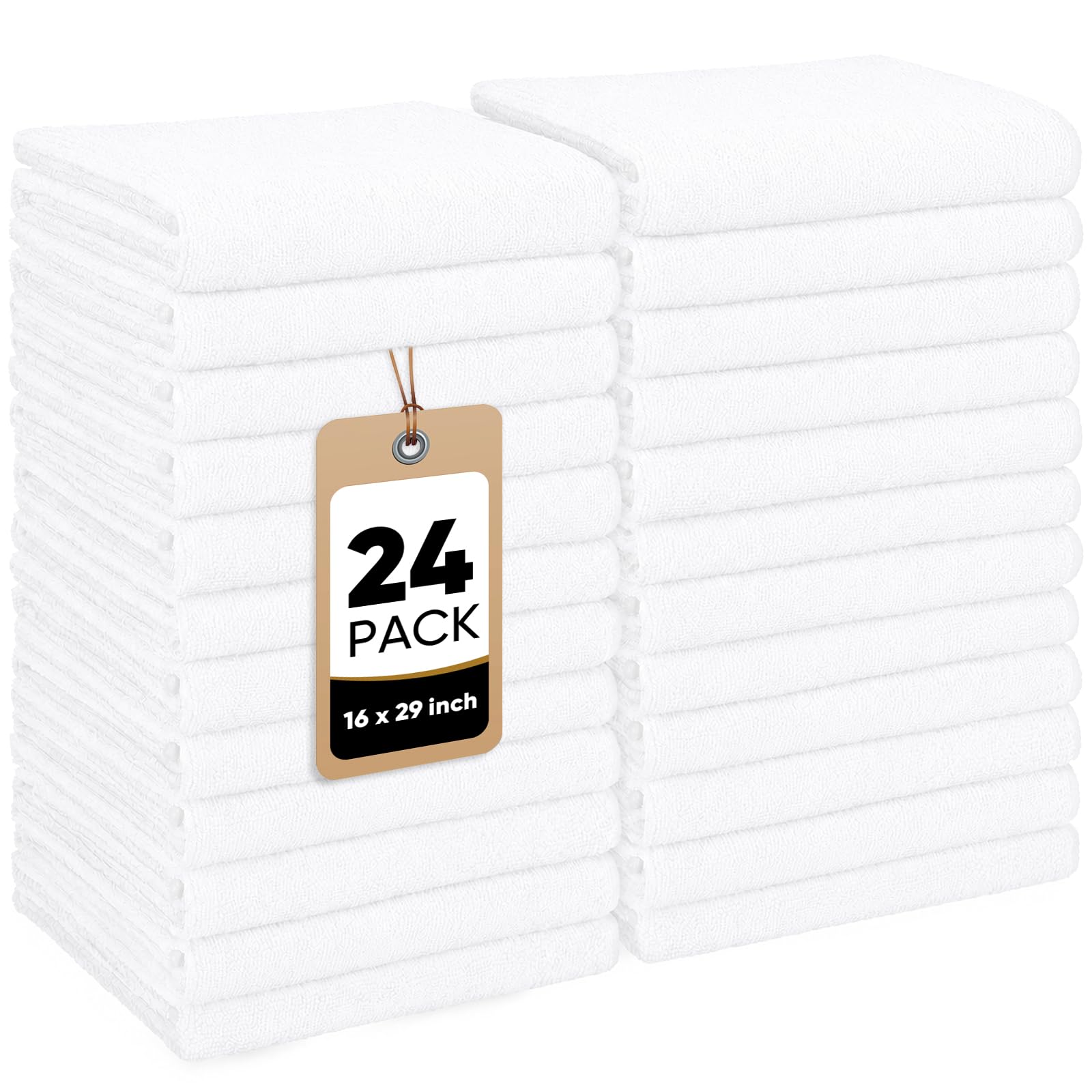 HOMEXCEL front packaging showing 24 towels and clear count benefit