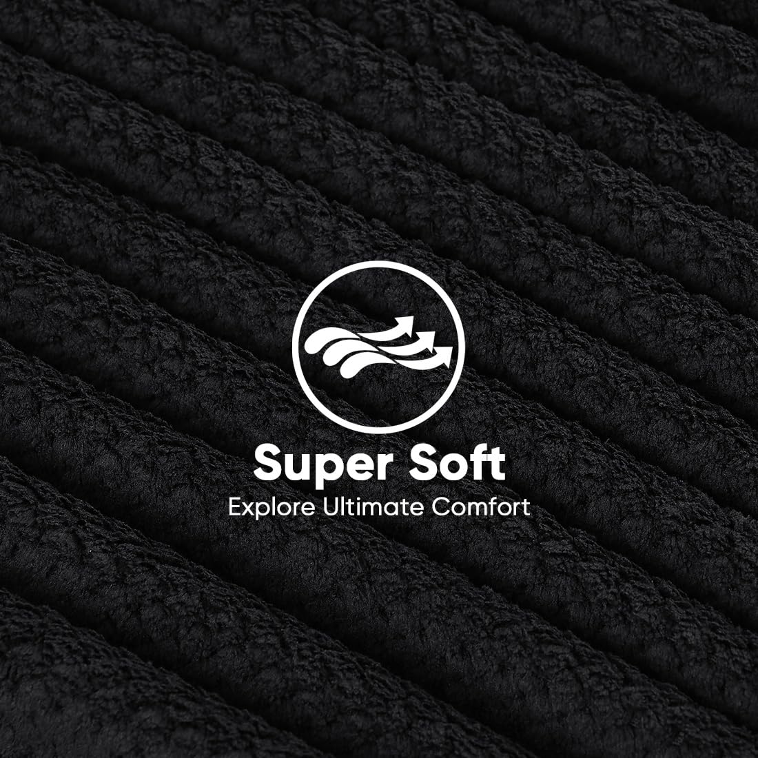 HOMEXCEL microfiber close-up showing plush texture and gentle feel