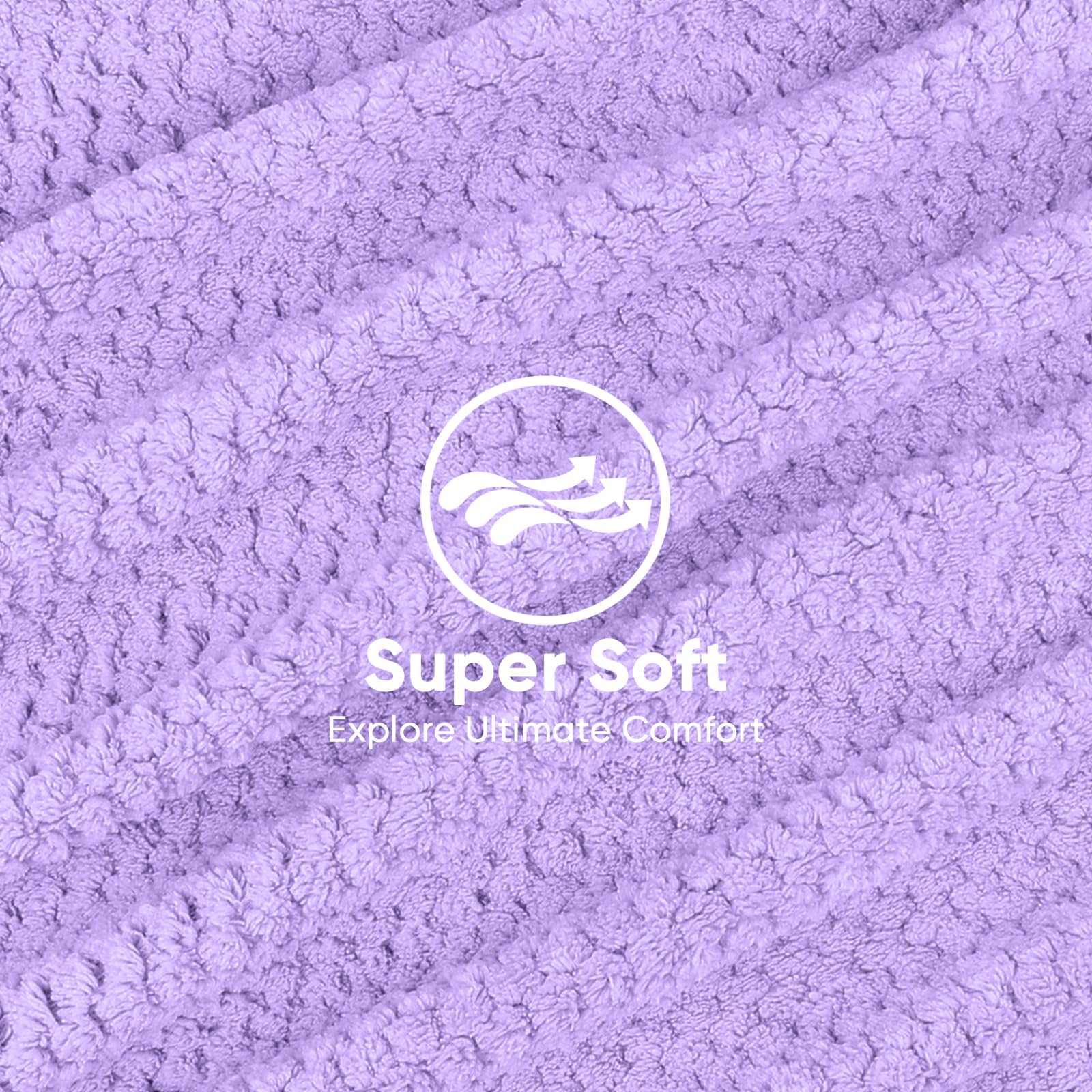 HOMEXCEL close-up microfiber texture highlighting fast absorption
