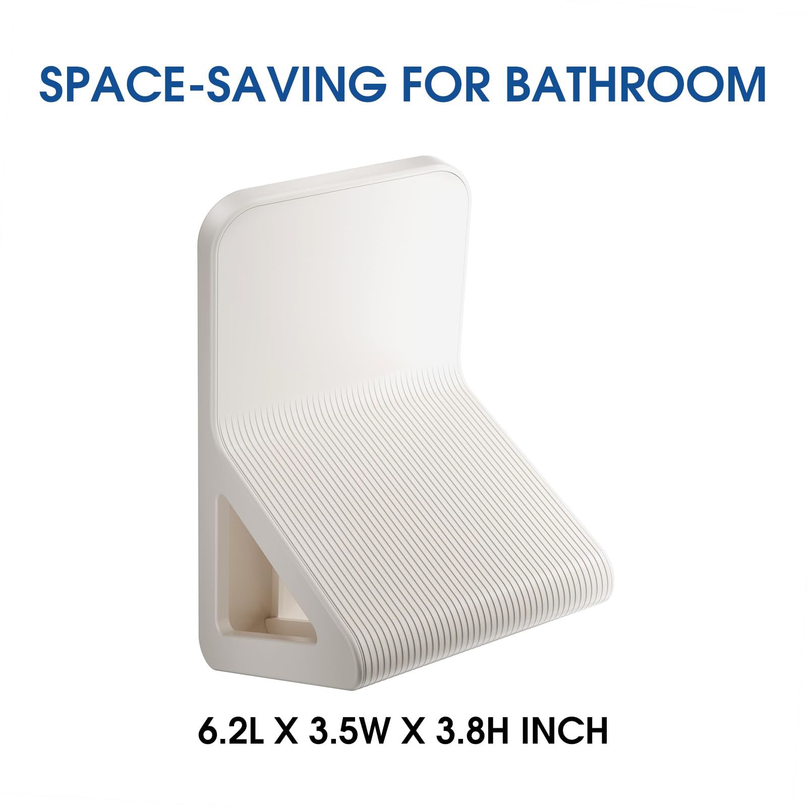HOMVIDA size comparison in hand showing compact, space-saving design