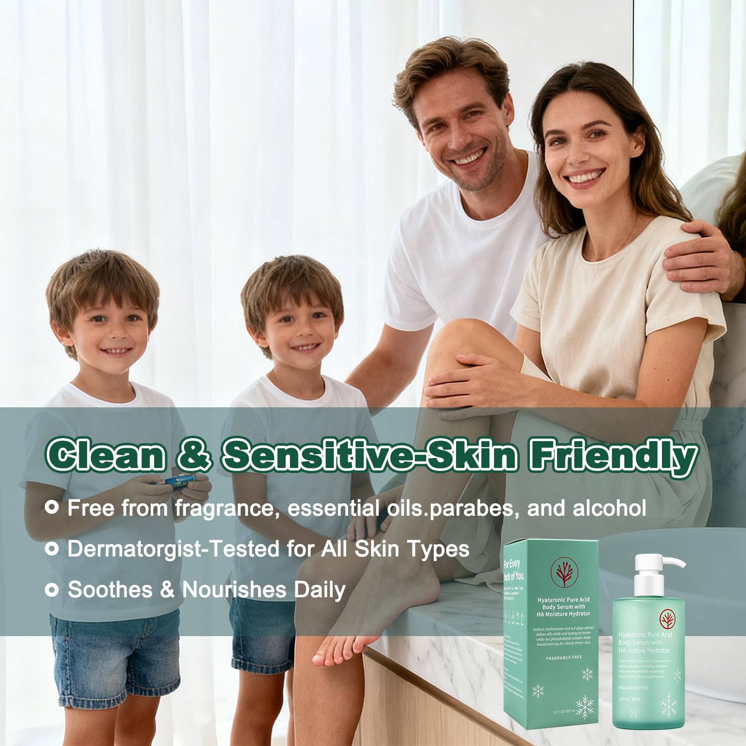 HONAVE lifestyle on bathroom shelf implying everyday routine and silky-smooth benefit