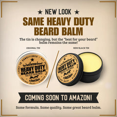 Honest Amish balm applied to a beard during grooming demonstrating control and softness