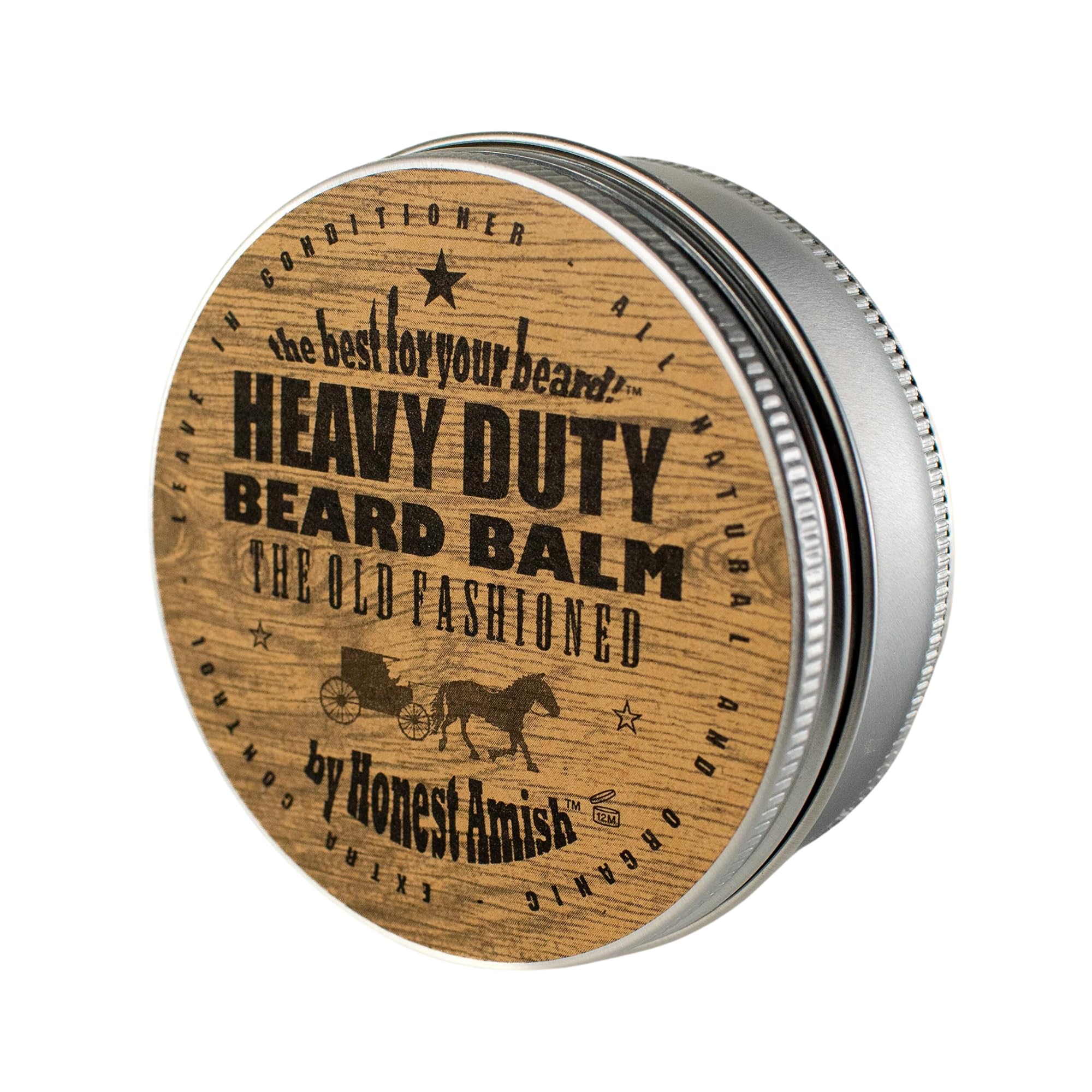 Honest Amish front jar view showing label and 4 oz size for quick identification