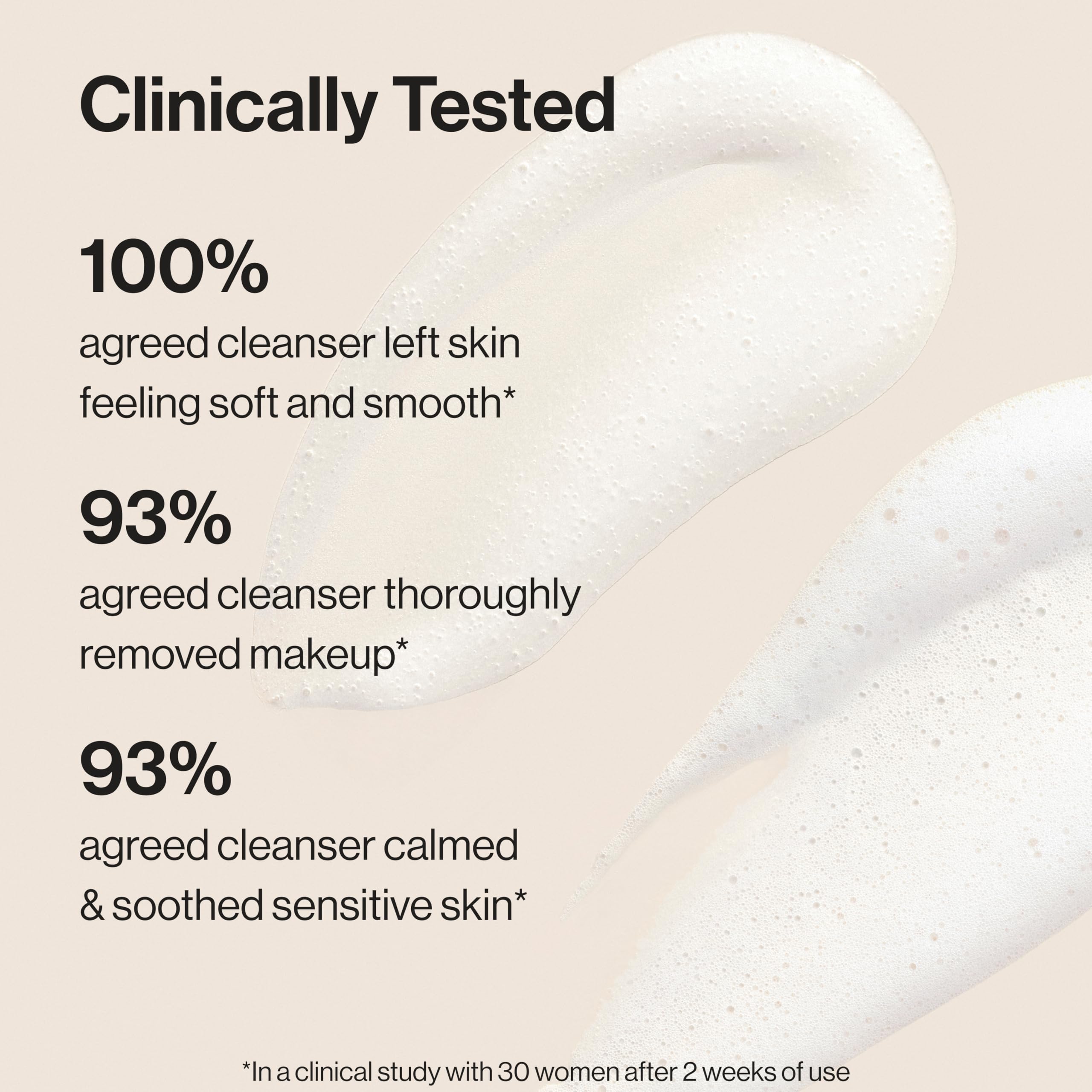 Honest Beauty label ingredient list highlighting hyaluronic and amino acids
