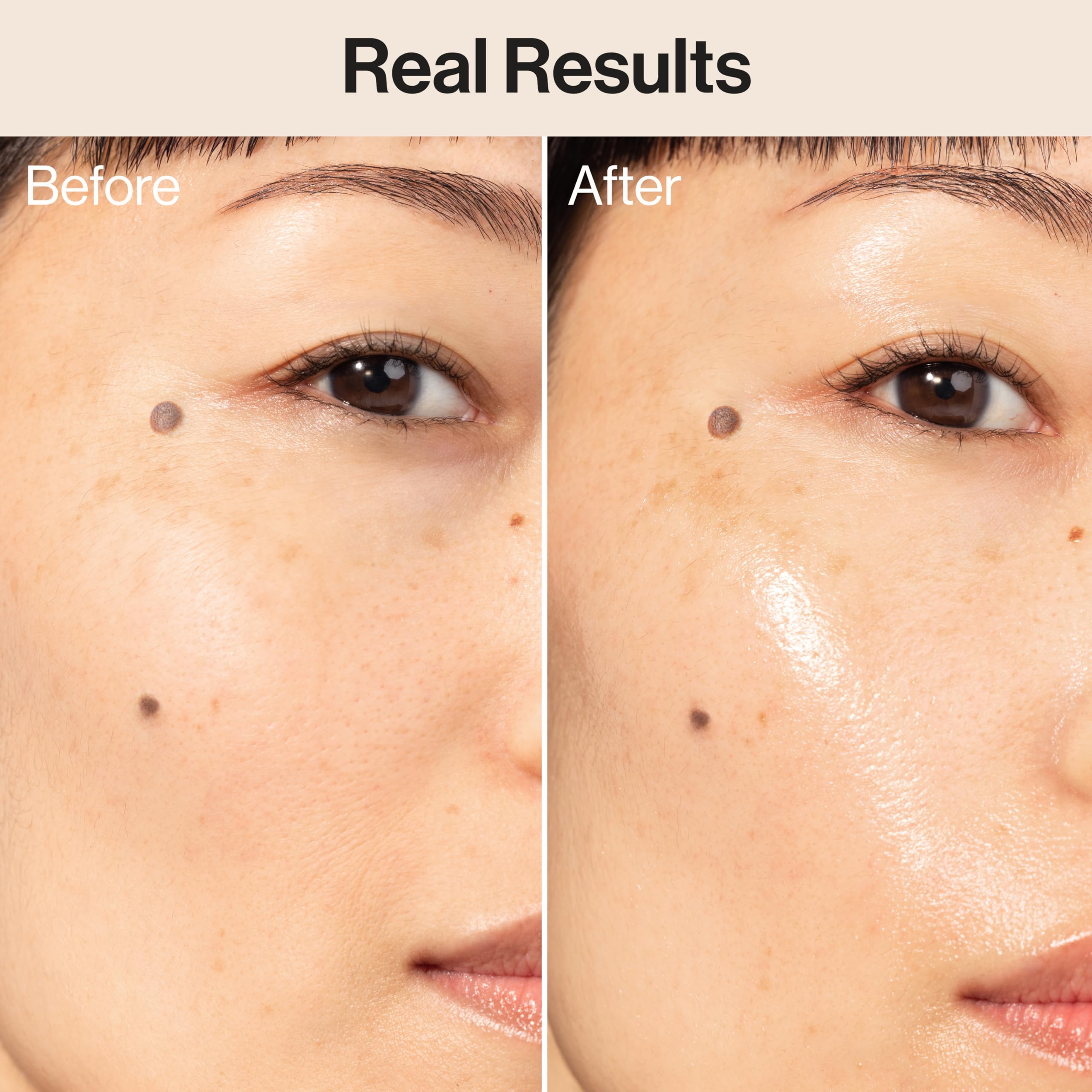 Honest Beauty side label with ingredients list visible for transparency and safety