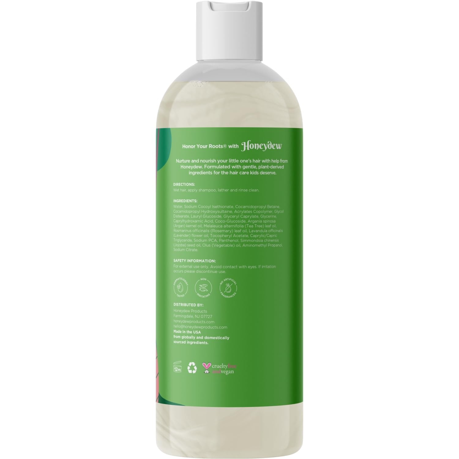 HONEYDEW before and after scalp comparison showing reduced flakes