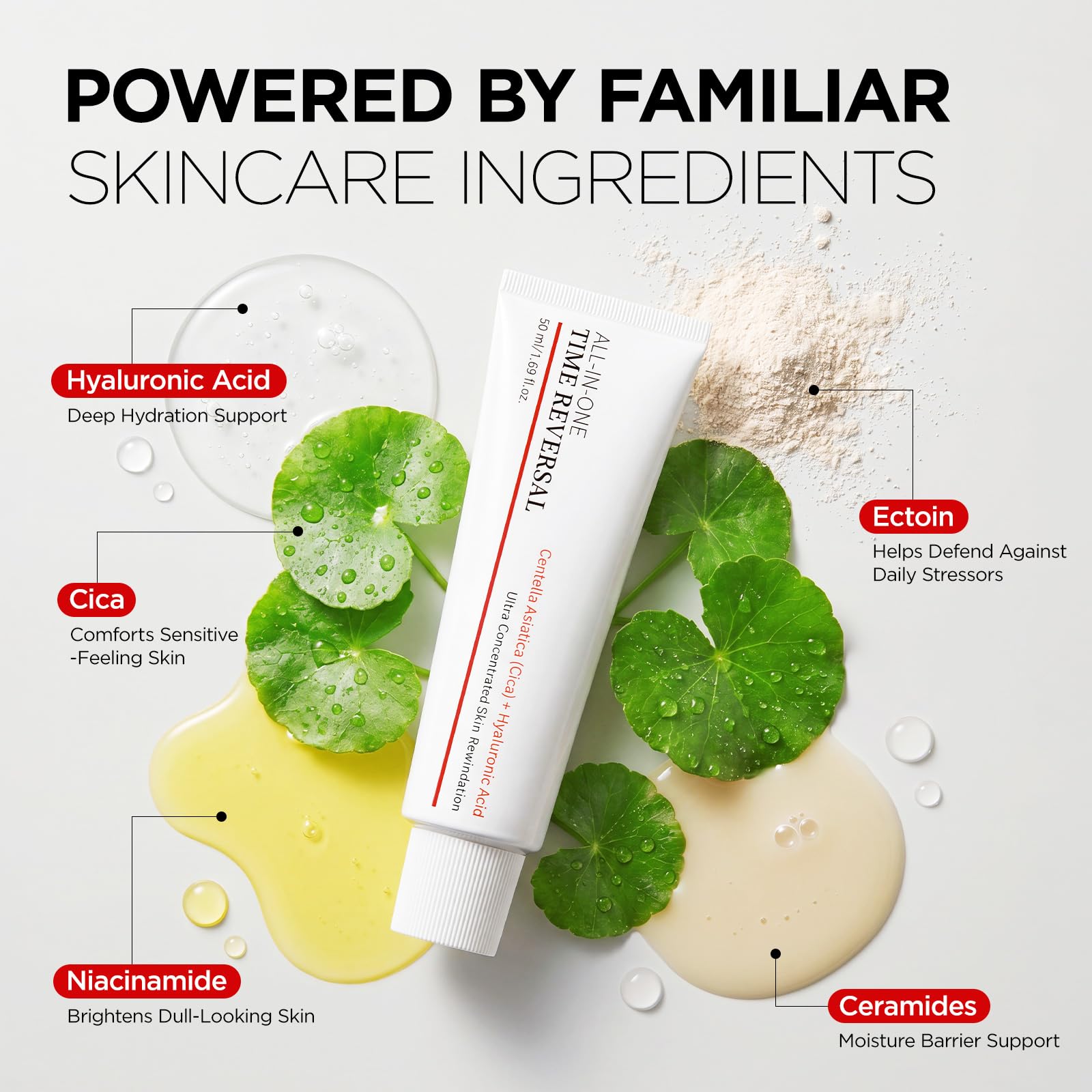 HONGRSMY applying cream to face demonstrating everyday use benefit: makeup-friendly finish