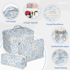 honitty large bag inside suitcase showing travel-friendly packing and protection