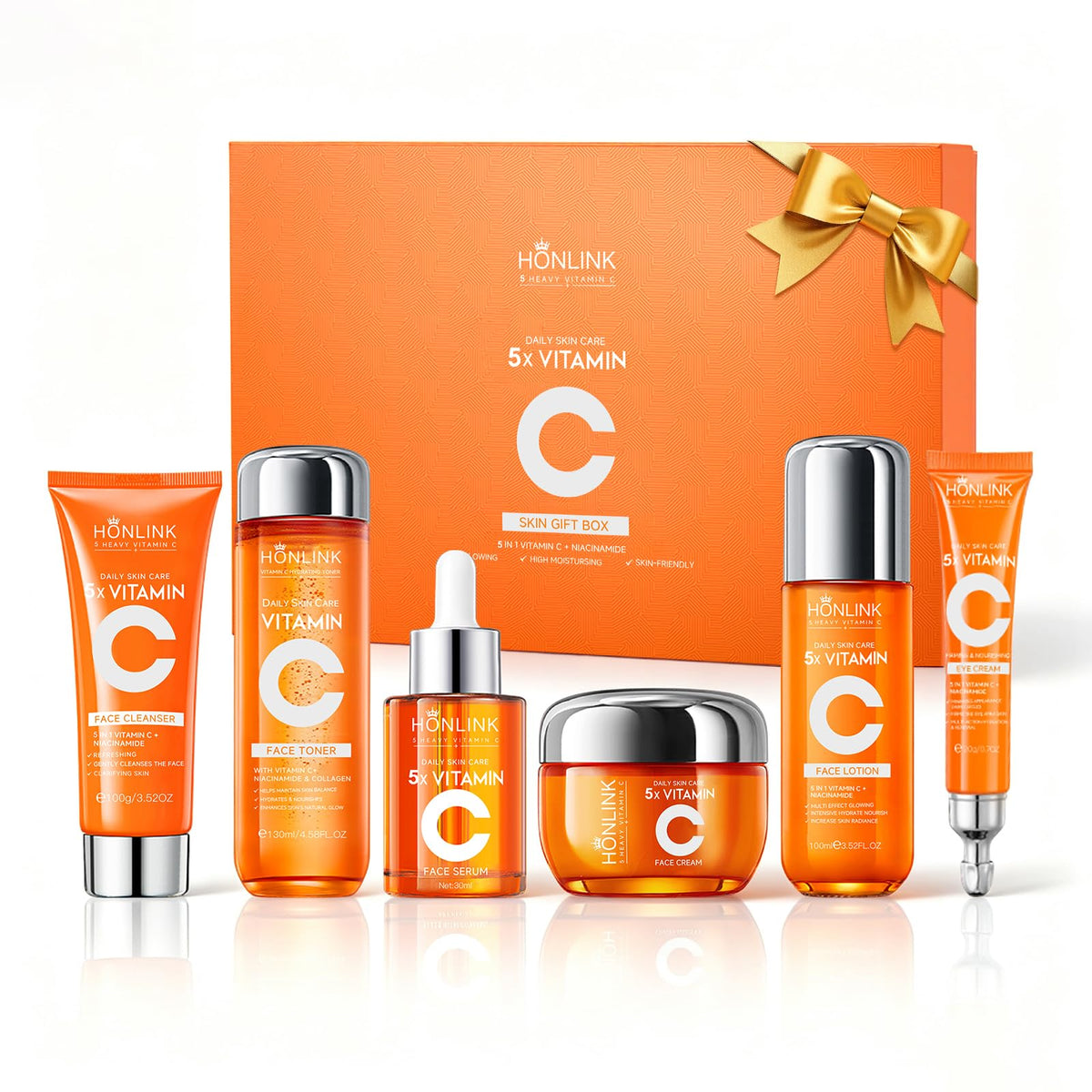 HONLINK front packaging showing full 6-step set and organized presentation