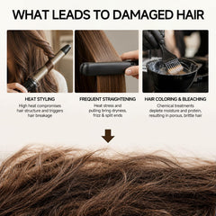 HONLINK keratin ingredient close-up highlighting repairing benefits