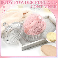 HONSIO powder puff in use applying powder evenly for faster coverage