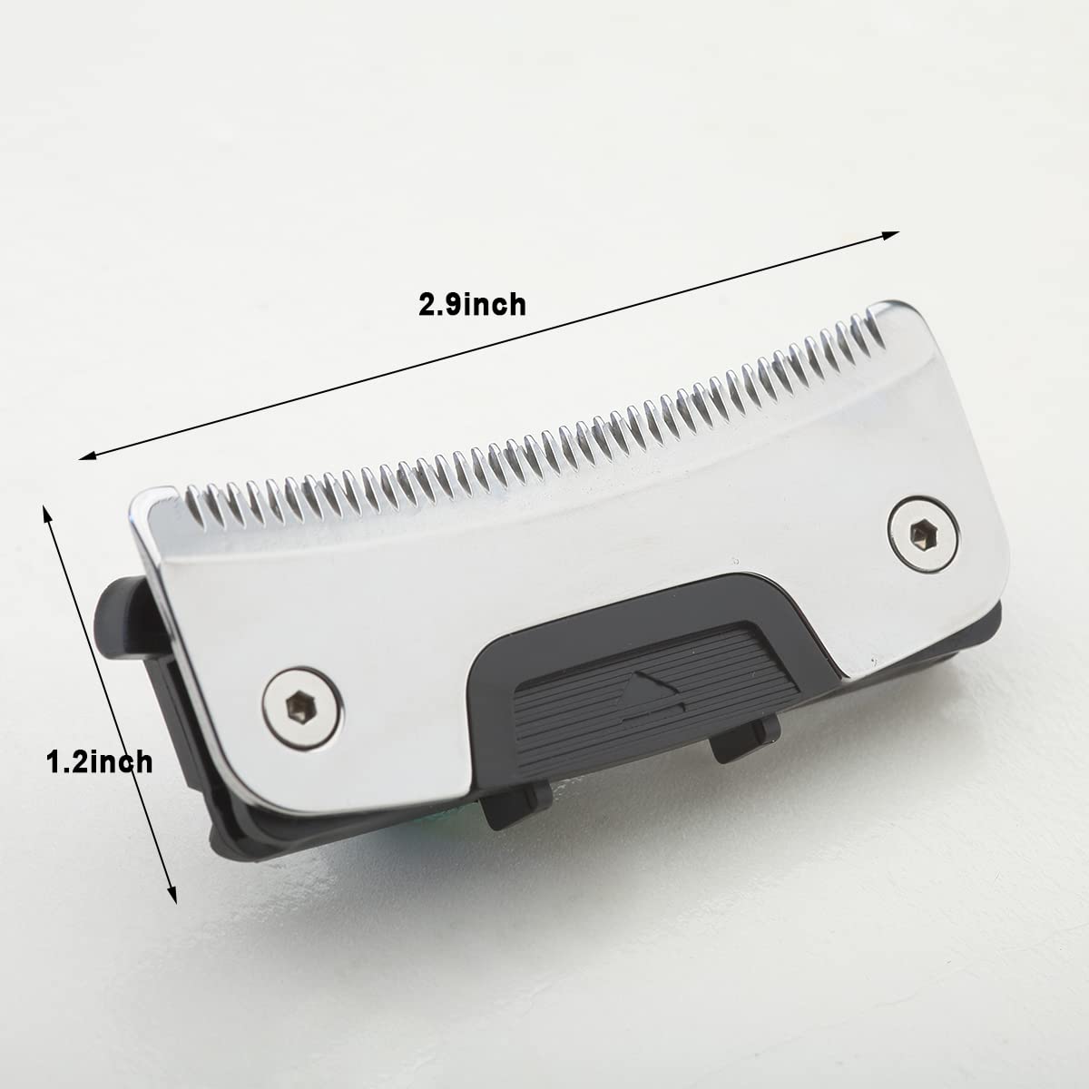HONTEC blade installed on trimmer demonstrating easy replacement and performance