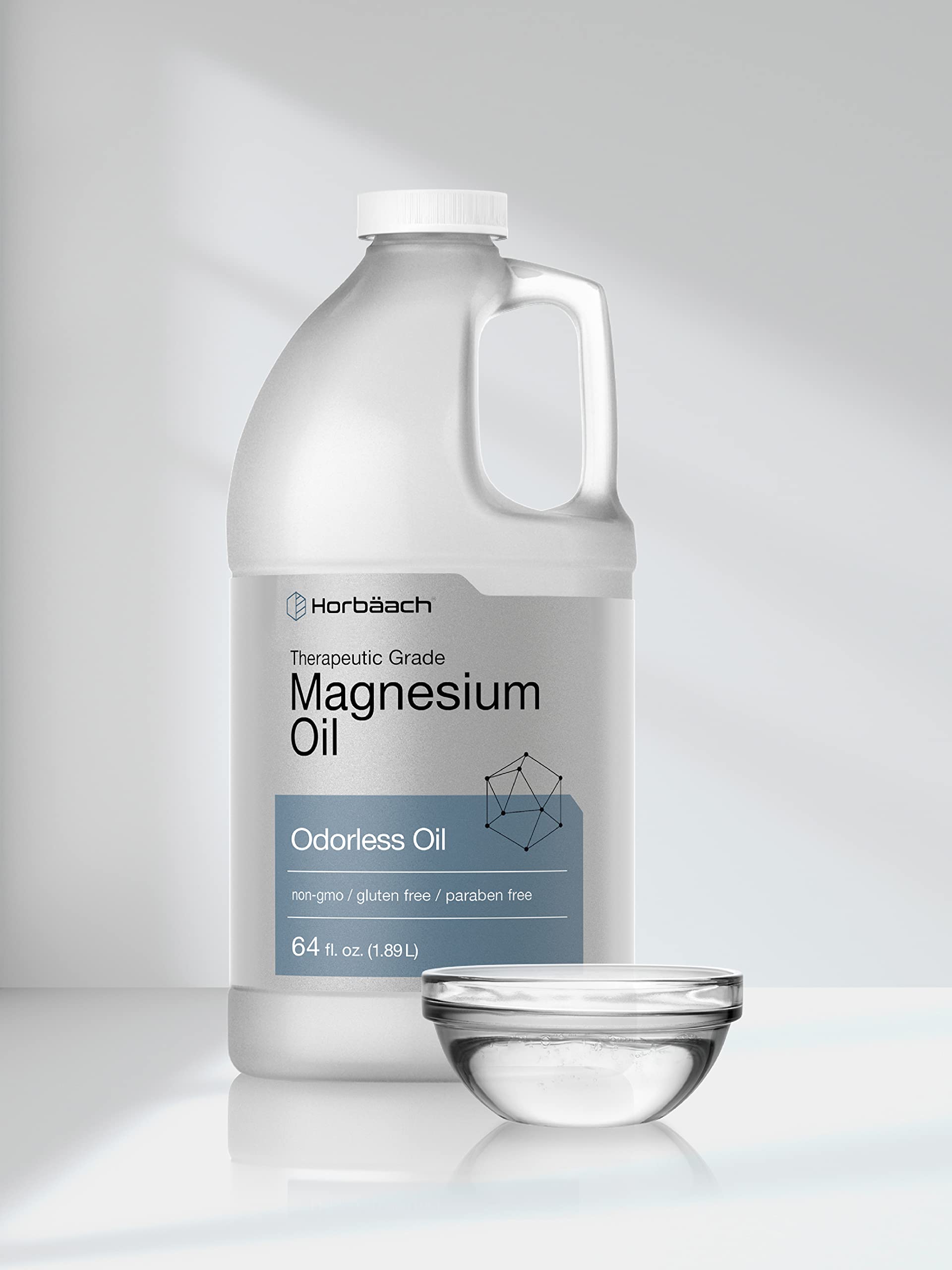 Label close-up emphasizing Horbäach vegetarian formula and purity benefit