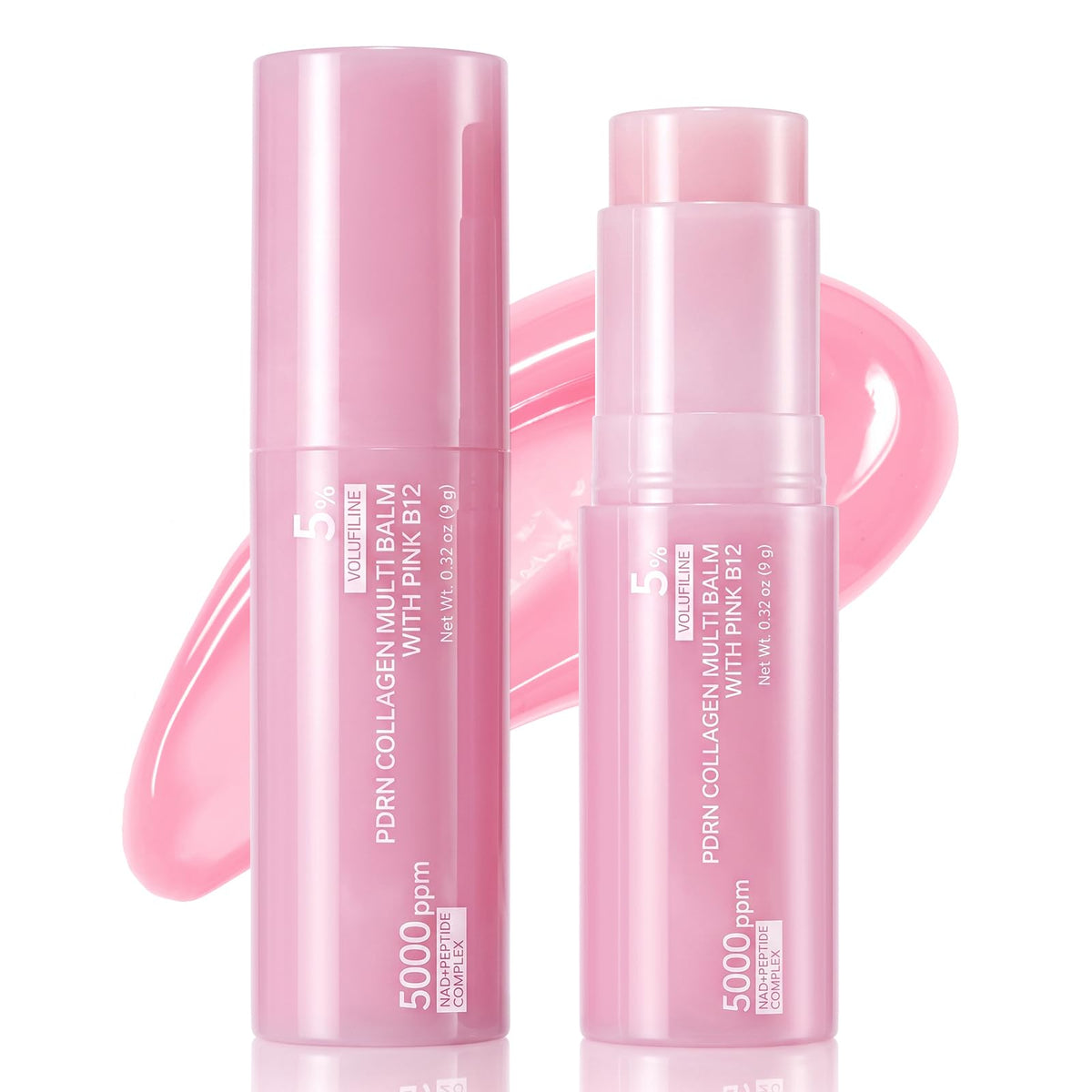 HOSOKA PDRN pink sticks front packaging shows dual-stick value and portability
