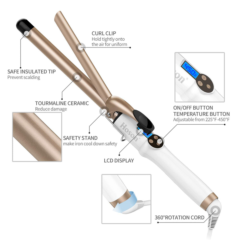 HOSON long swivel cord and insulated tip detail, safer comfortable grip benefit