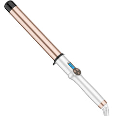 Hoson front view of curling wand showing barrel and handle for easy styling