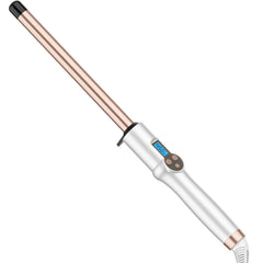 HOSON front view of curling wand showing barrel and handle for efficient styling