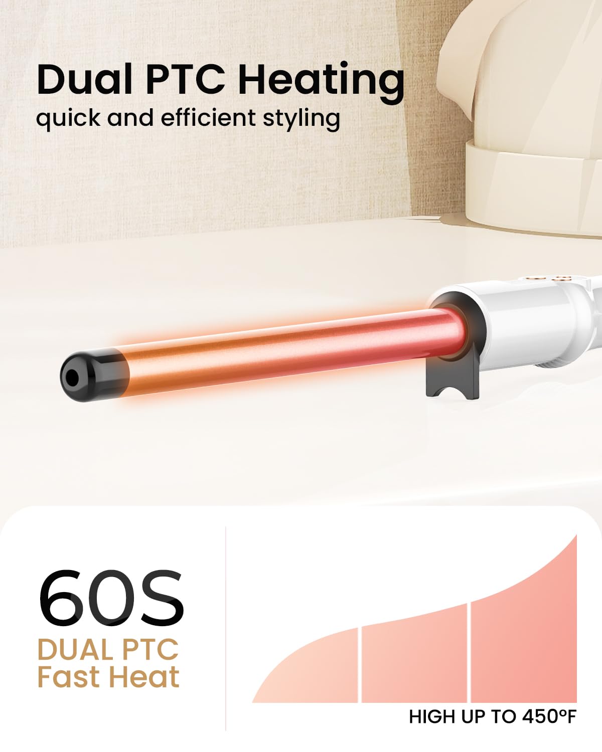 HOSON handle detail with controls and ergonomic grip for comfortable use