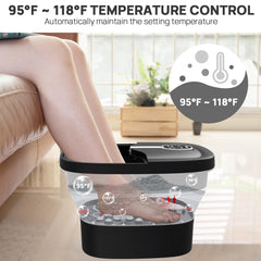 HOSPAN bubbles around feet delivering soft oxygen massage comfort