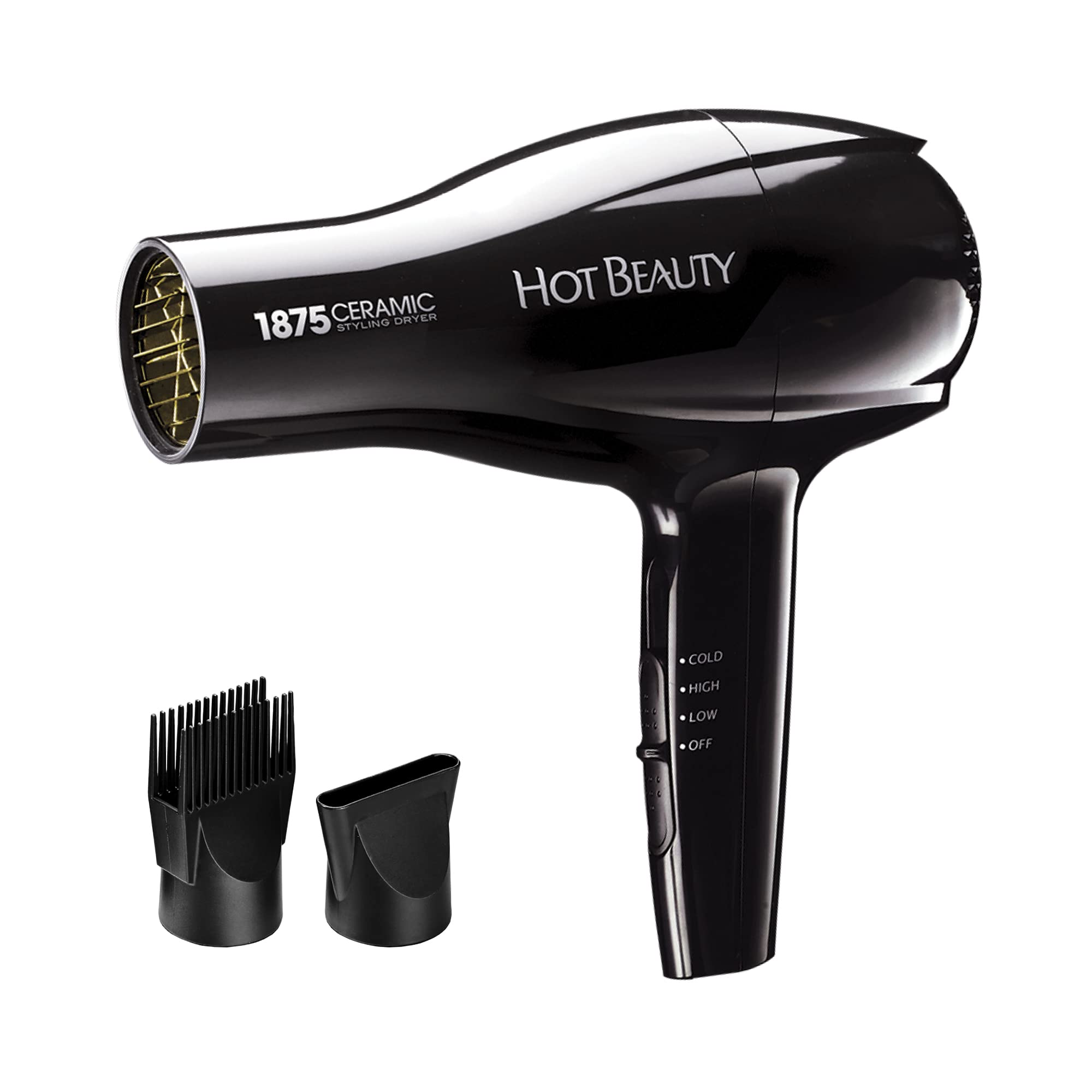Hot Beauty 1875 front view showing sleek profile and airflow benefits