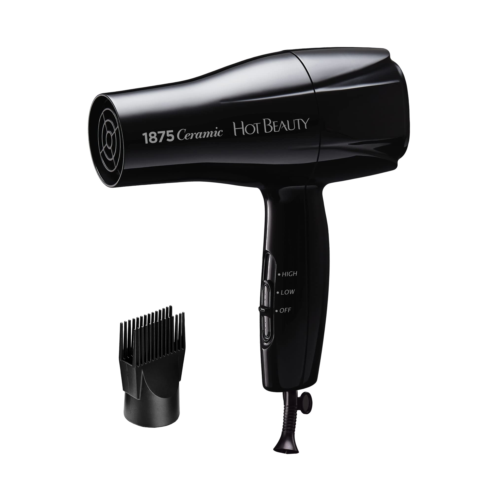 Hot Beauty front view shows compact dryer for fast at-home drying
