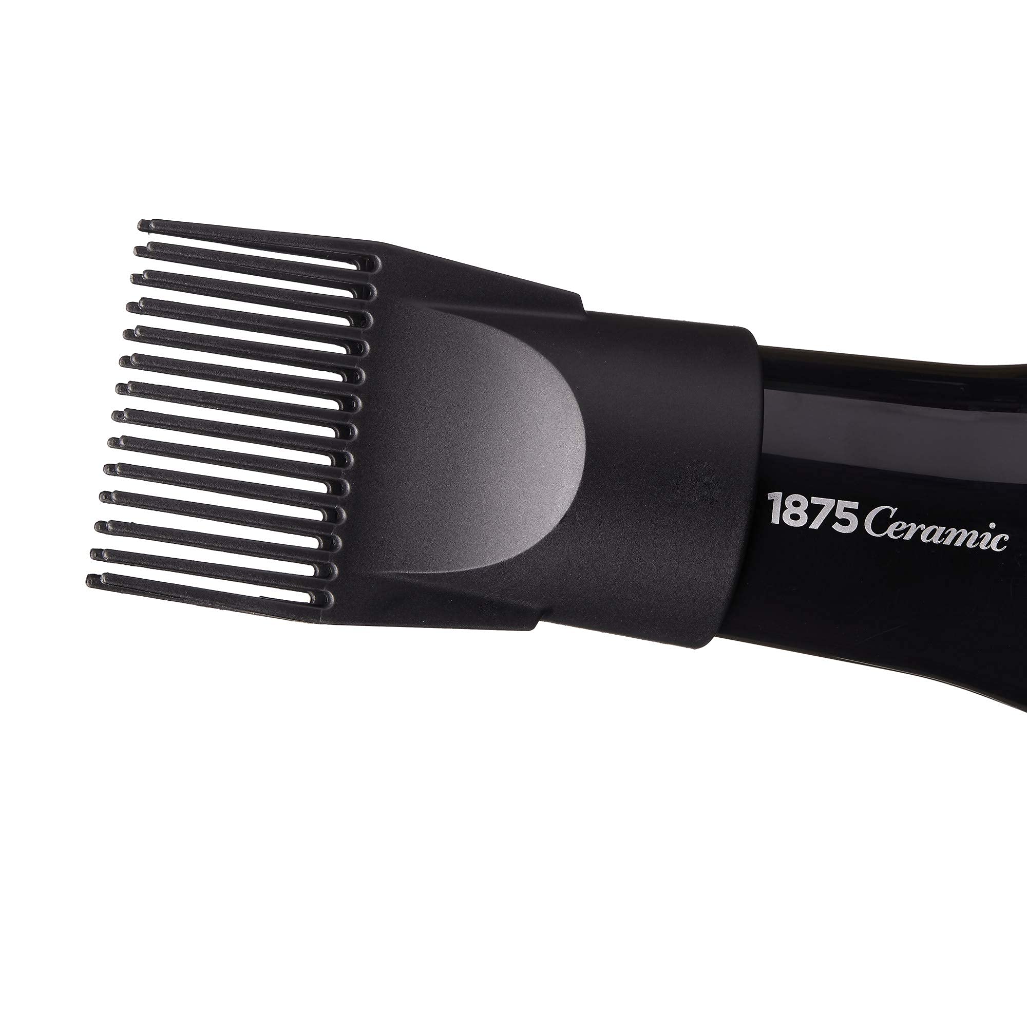 Hot Beauty dryer in hand showing size and travel-ready portability