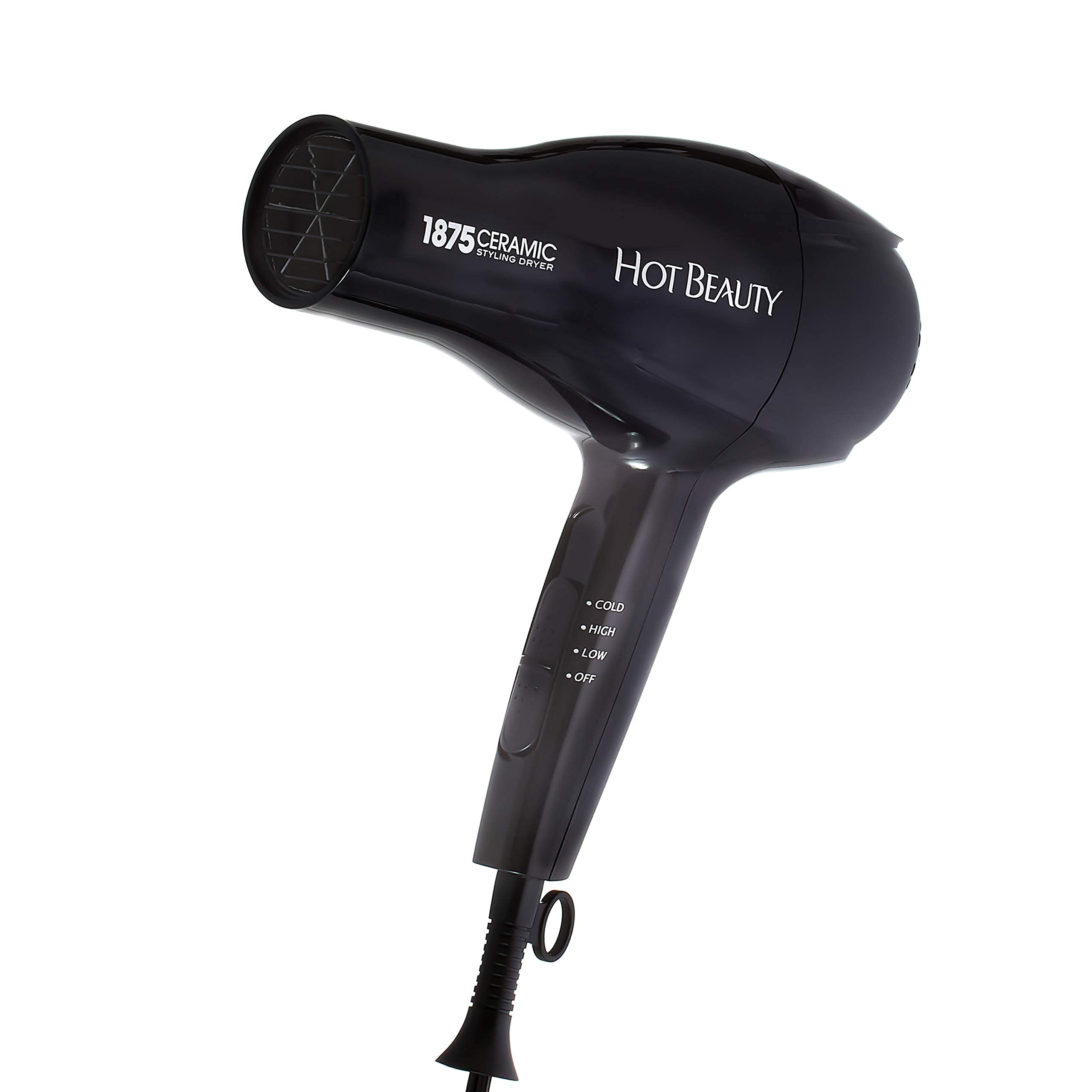 Hot Beauty two styling nozzles close-up indicating versatile styling options