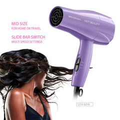 Hot Beauty held in hand to show compact size and travel-friendly scale
