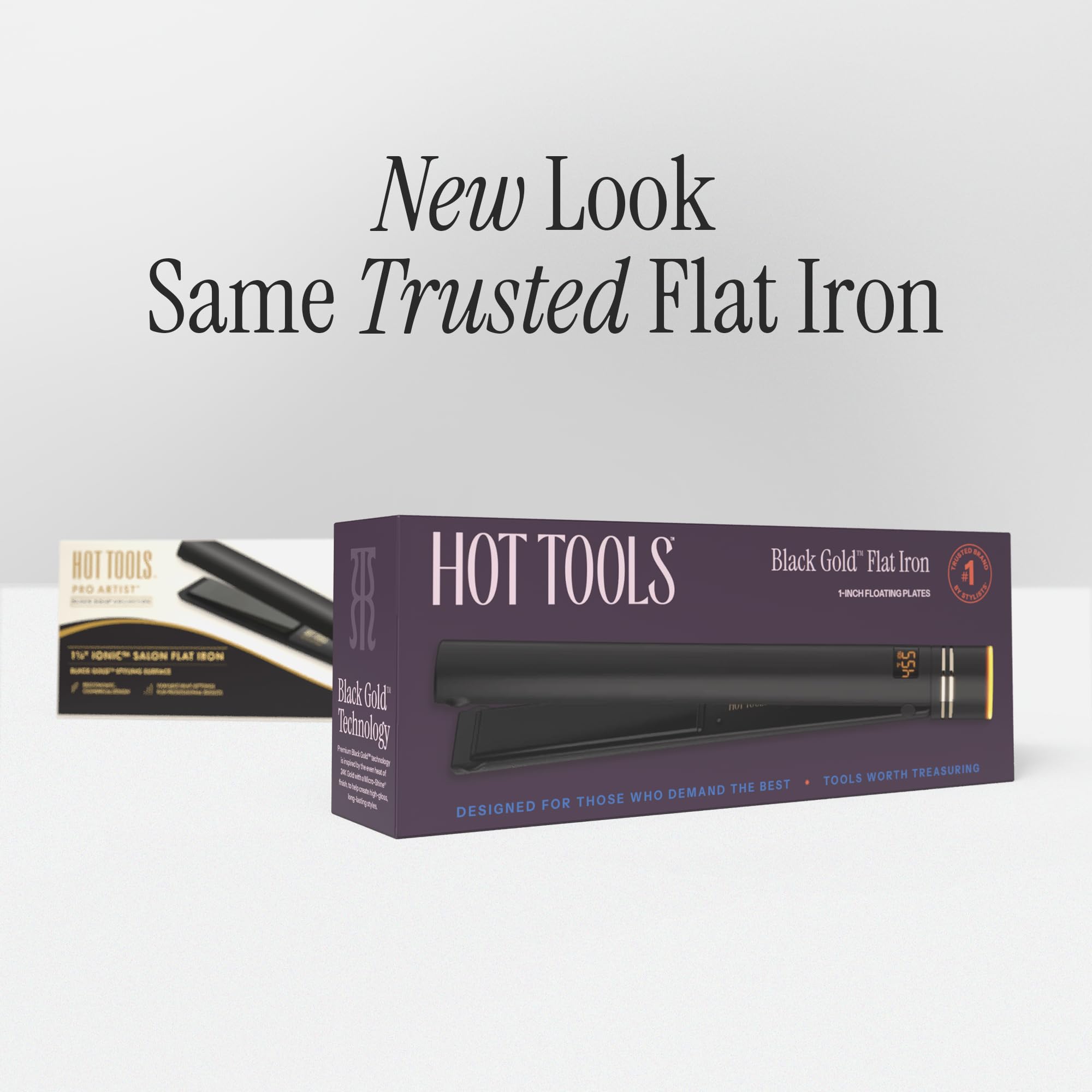 HOT TOOLS packaging and warranty card emphasizing professional reliability