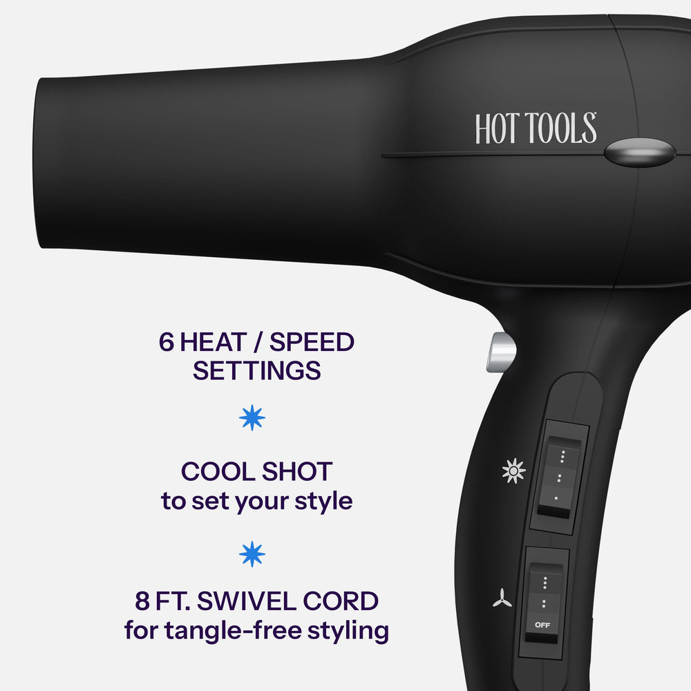 Hot Tools concentrator nozzle focused airflow for sleek, precise blowouts