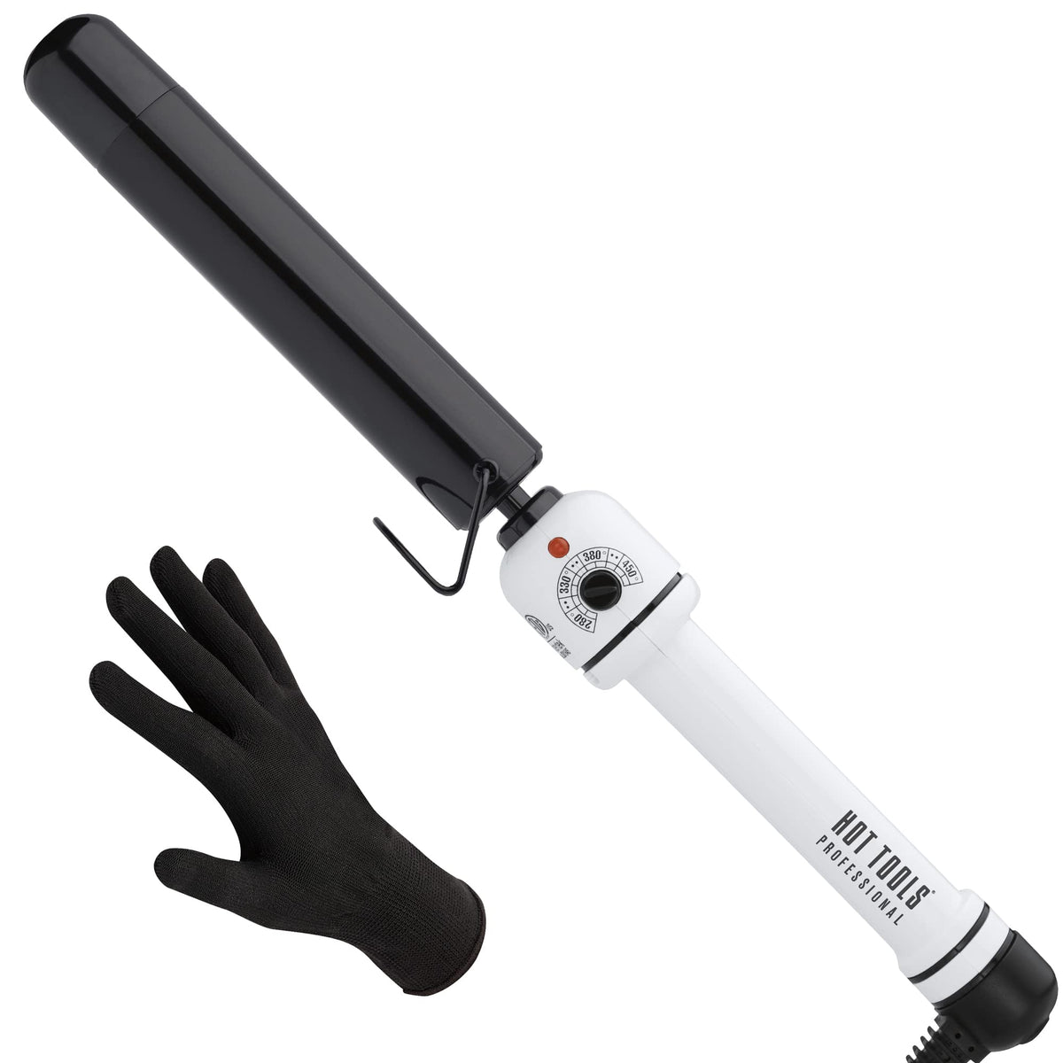 HOT TOOLS wand front view showing professional design and easy control