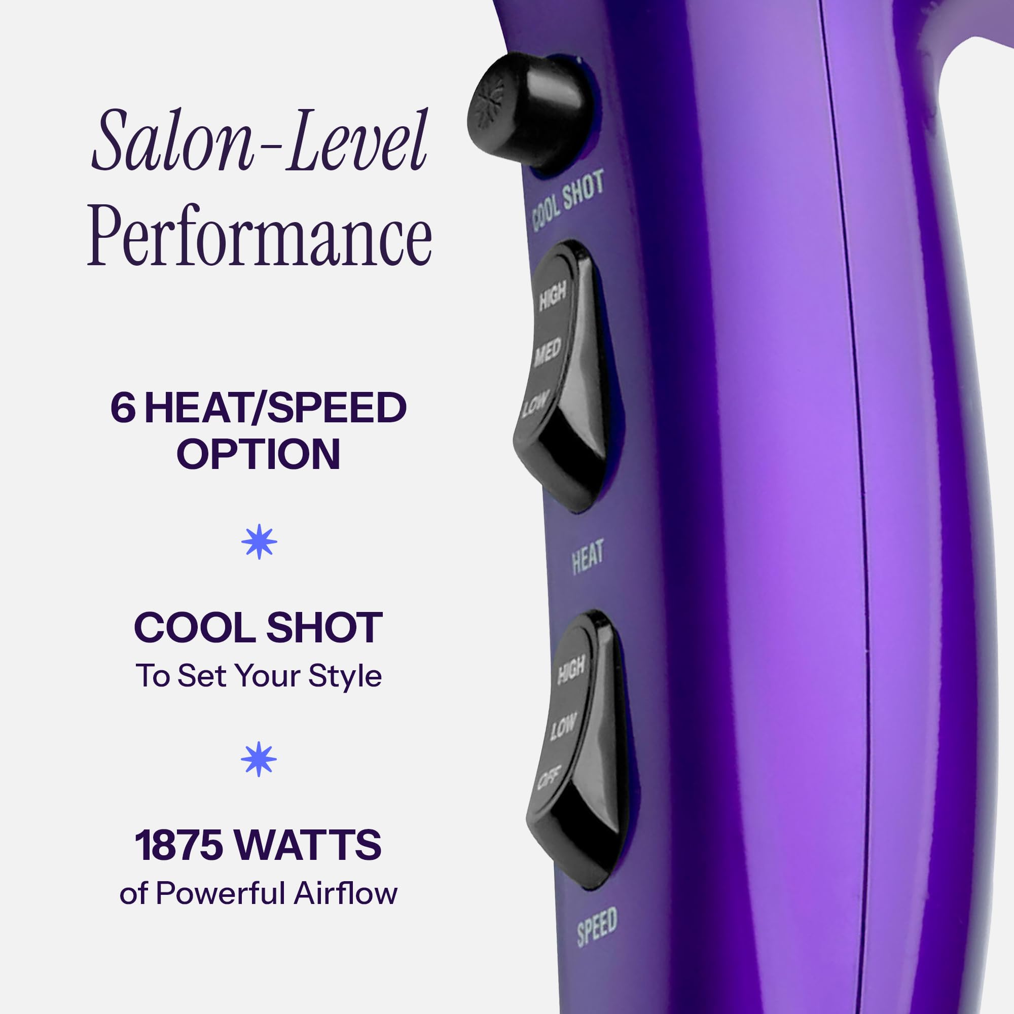 Hot Tools finger diffuser in use adding volume and defining curls