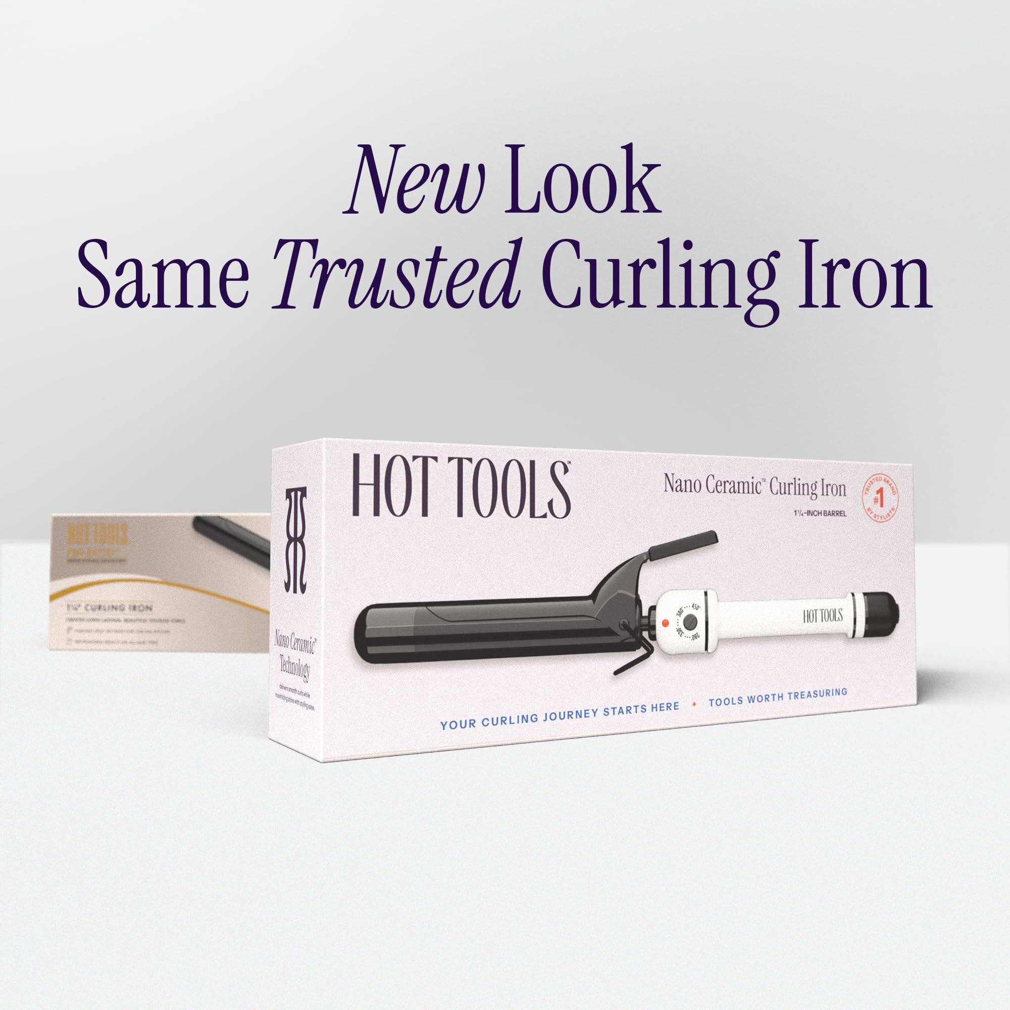 HOT TOOLS styling on model creating glossy beach waves for salon results