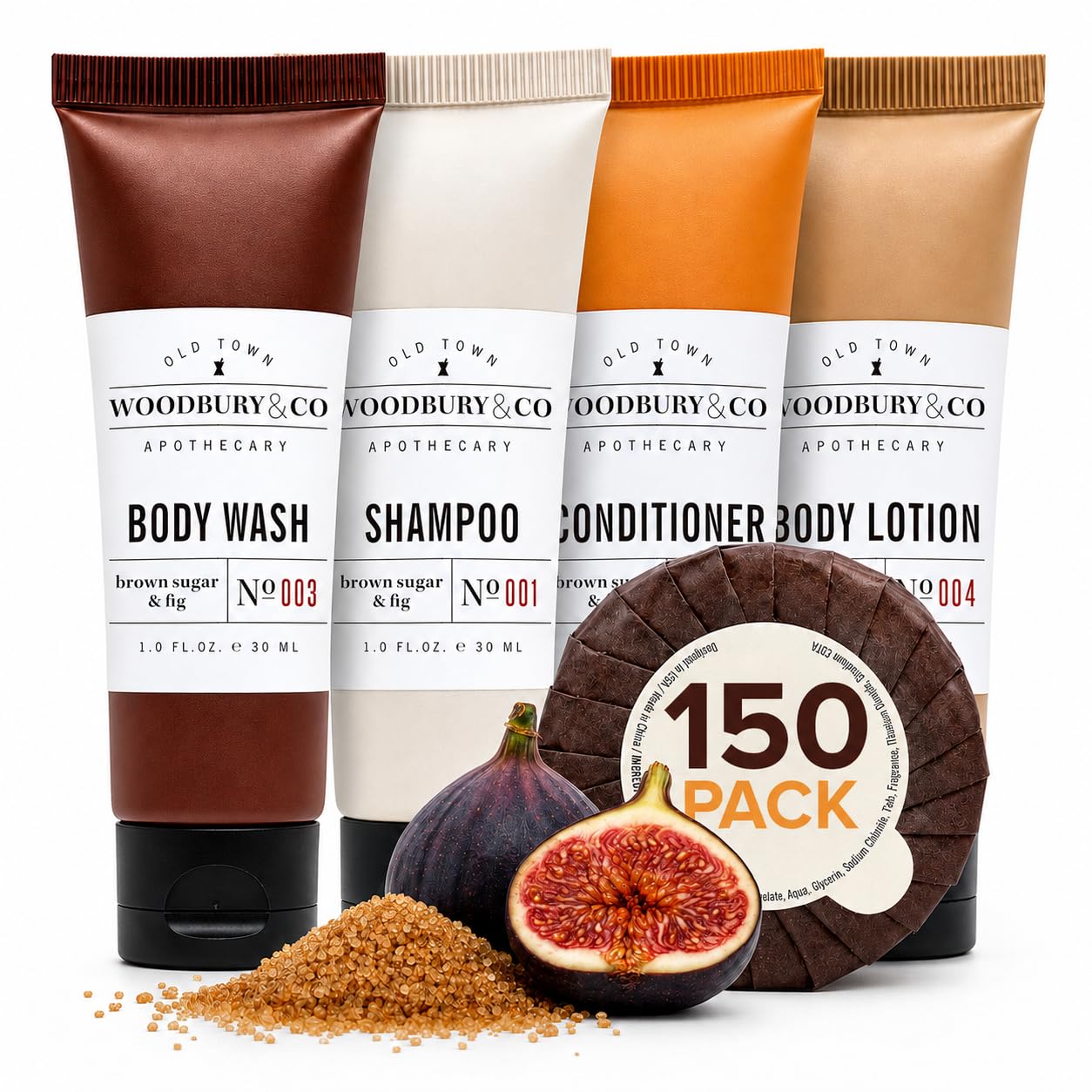 HOTEL EMPORIUM WOODBURY front packaging showing full 150-piece set and convenience