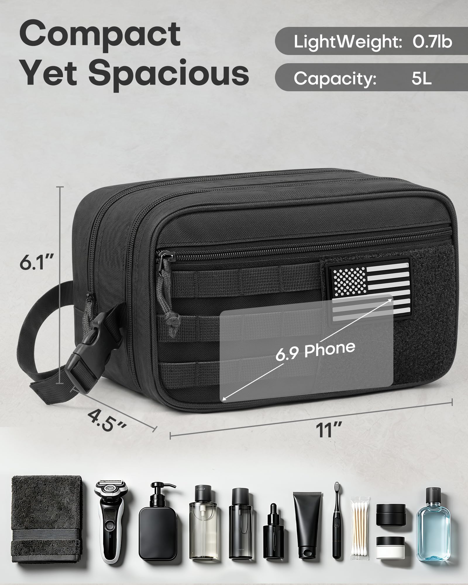 HOTOR waterproof compartment close-up protecting contents from spills and leaks