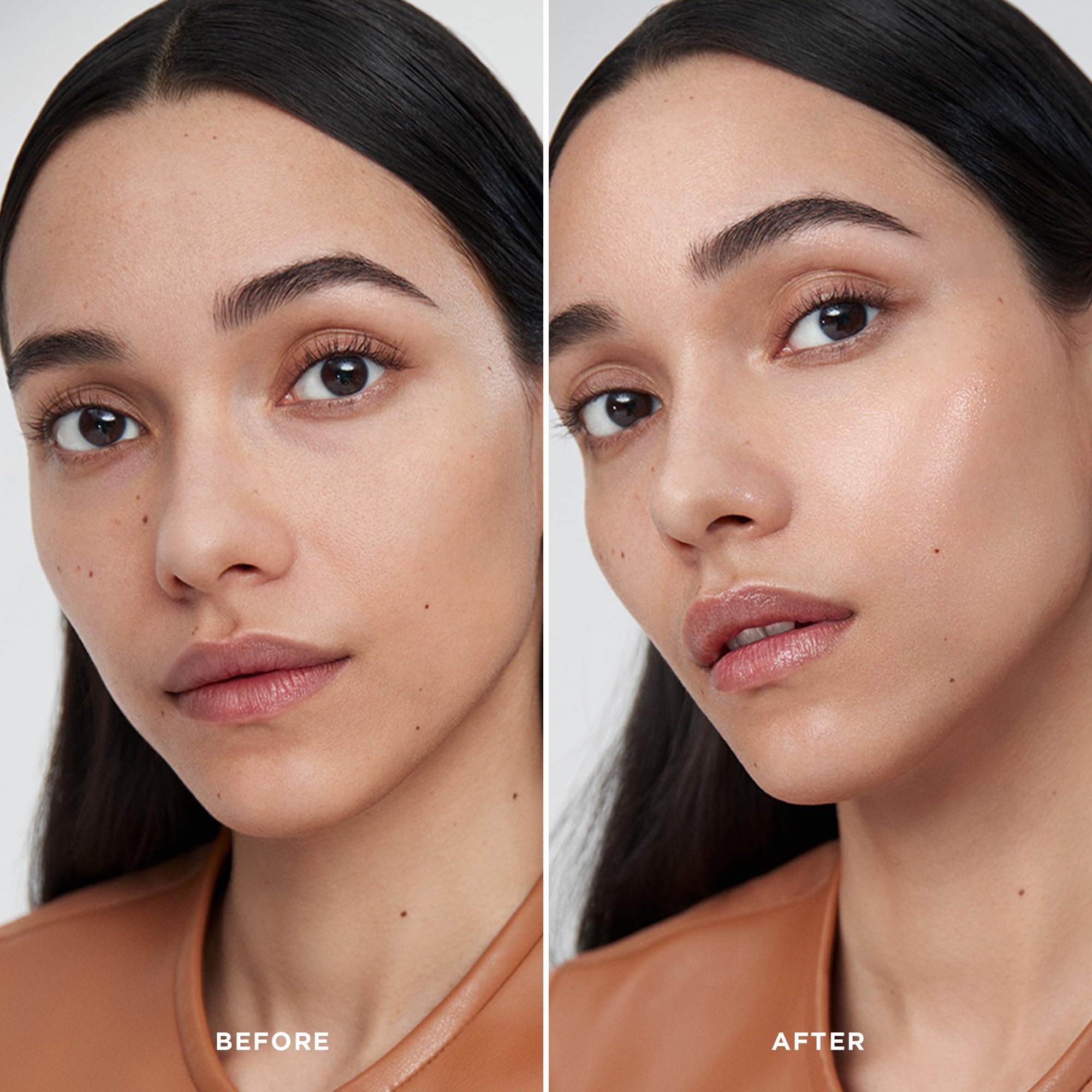 HOURGLASS label close-up showing key ingredients for visible skin-smoothing benefits