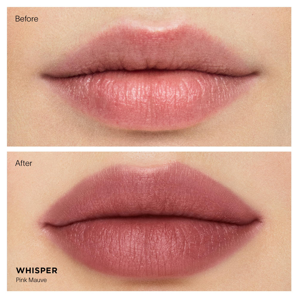 HOURGLASS swatch of tint on skin showing buildable color and natural enhancement