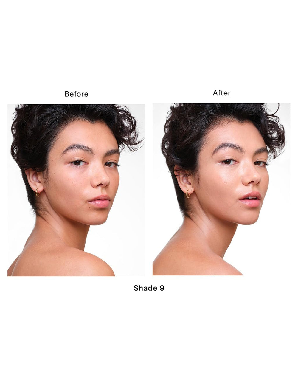 Hourglass Veil application swipe on forearm showing buildable coverage and blending