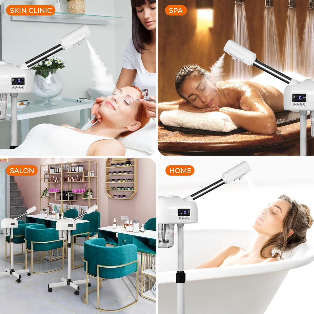 Hovinke caster wheels and stable base allowing smooth movement across treatment rooms