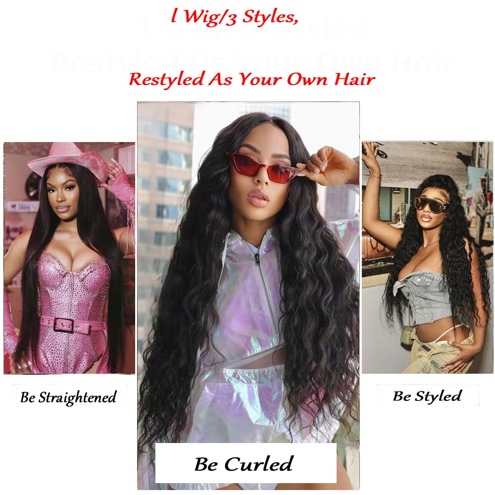 Hoyrhra wig worn by model in everyday setting demonstrating natural styling versatility