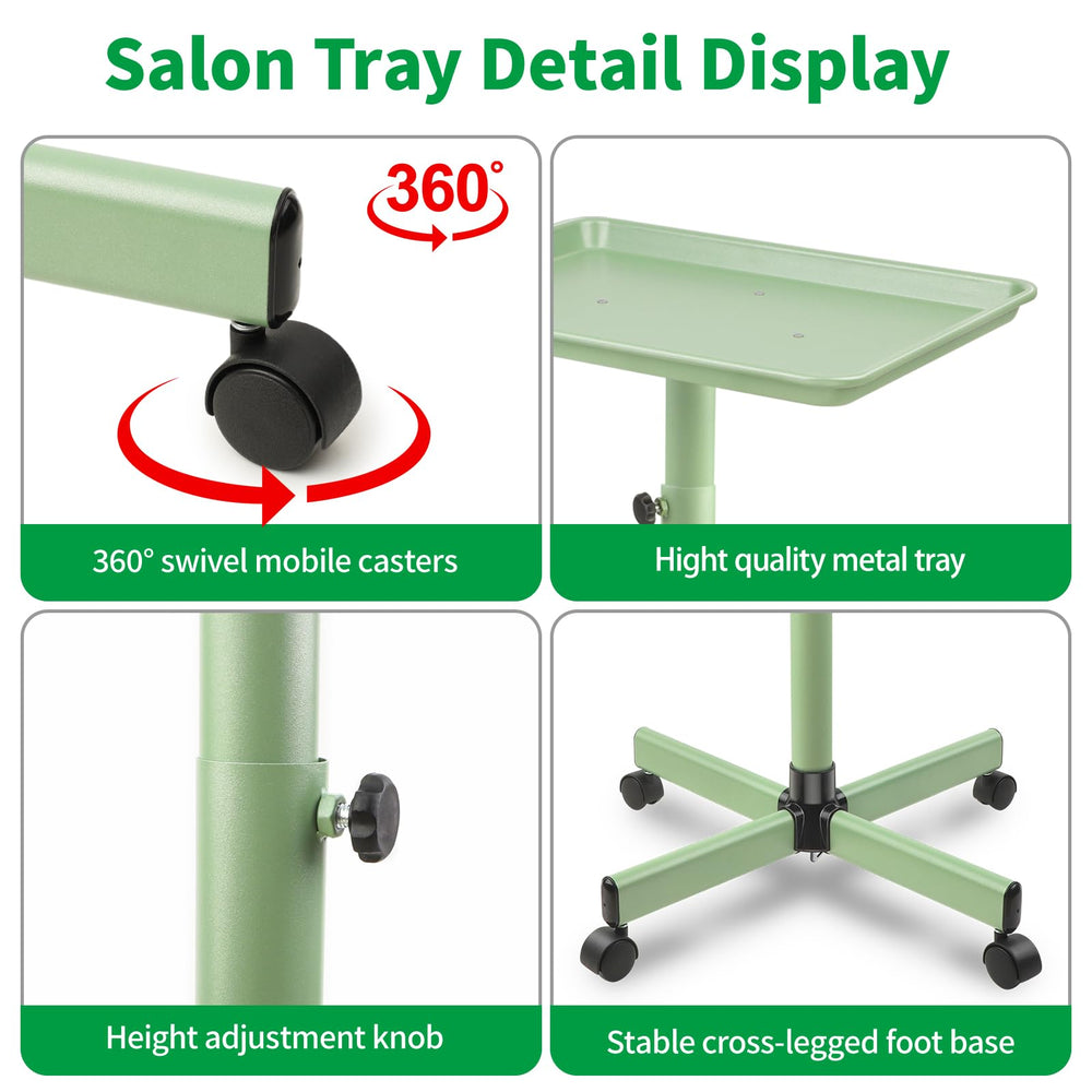 HSONBIUTY height adjustment knob detail showing secure positioning benefit