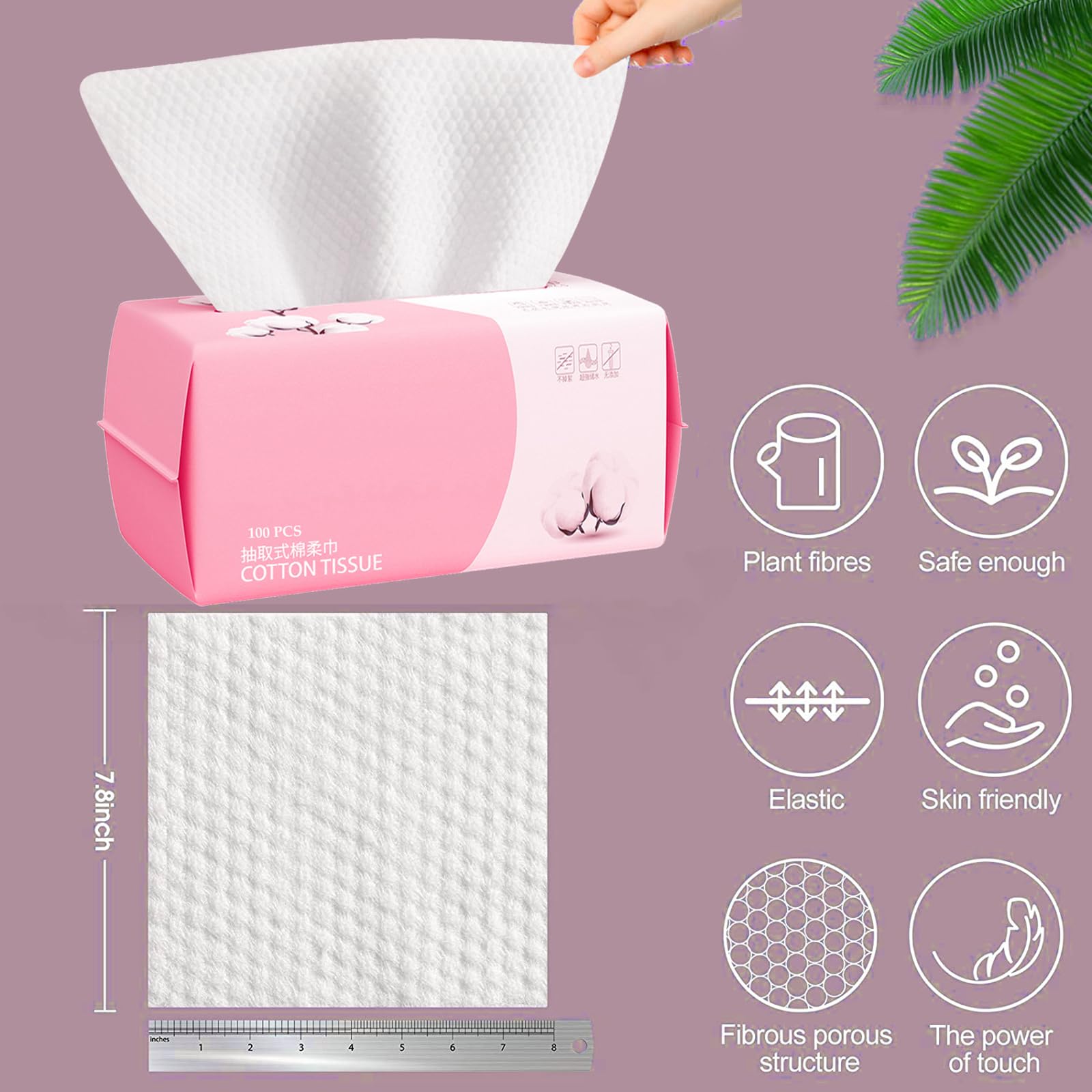 Hsxfl wipe used for baby care showing soft cotton protects baby's skin