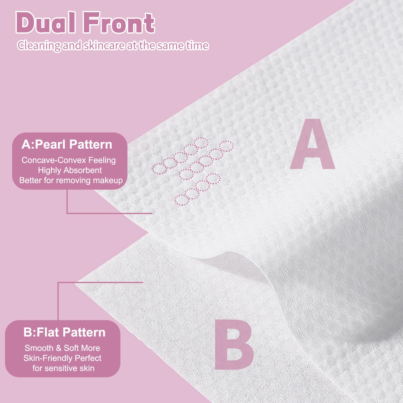 Hsxfl sheet beside a hand showing 8x8 inch size and coverage benefit
