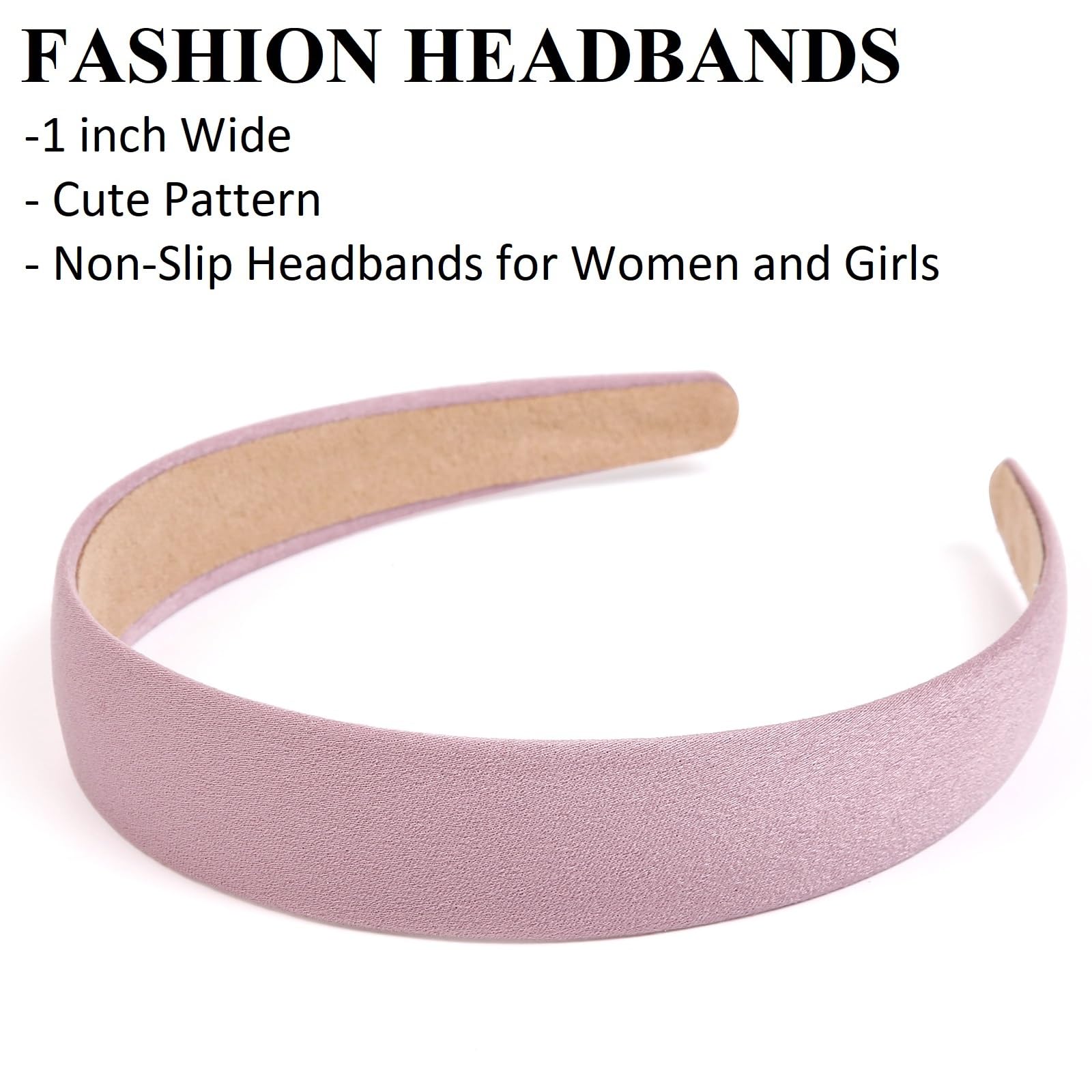 Huachi four headbands laid flat displaying color variety and outfit versatility