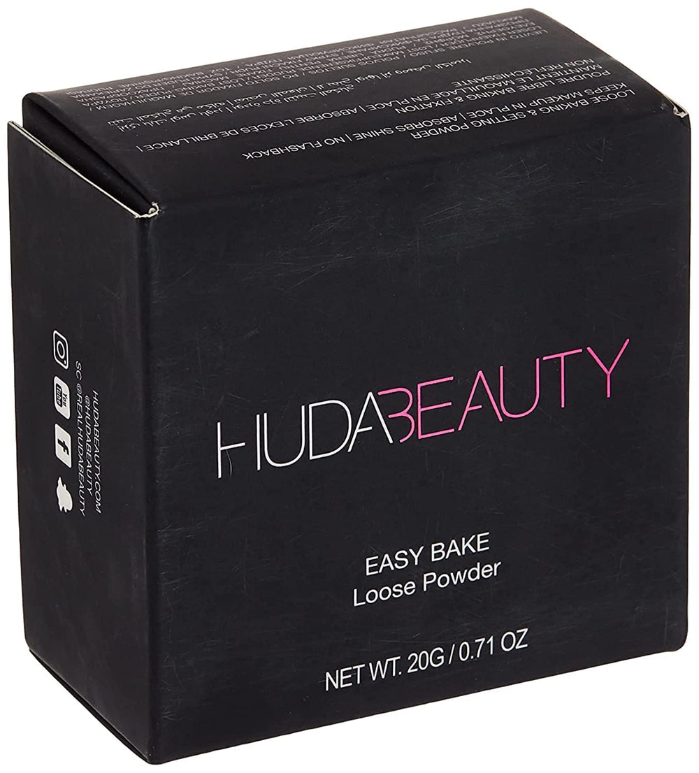 HUDA Beauty Cupcake front view showing jar and powder brand clarity and shelf appeal