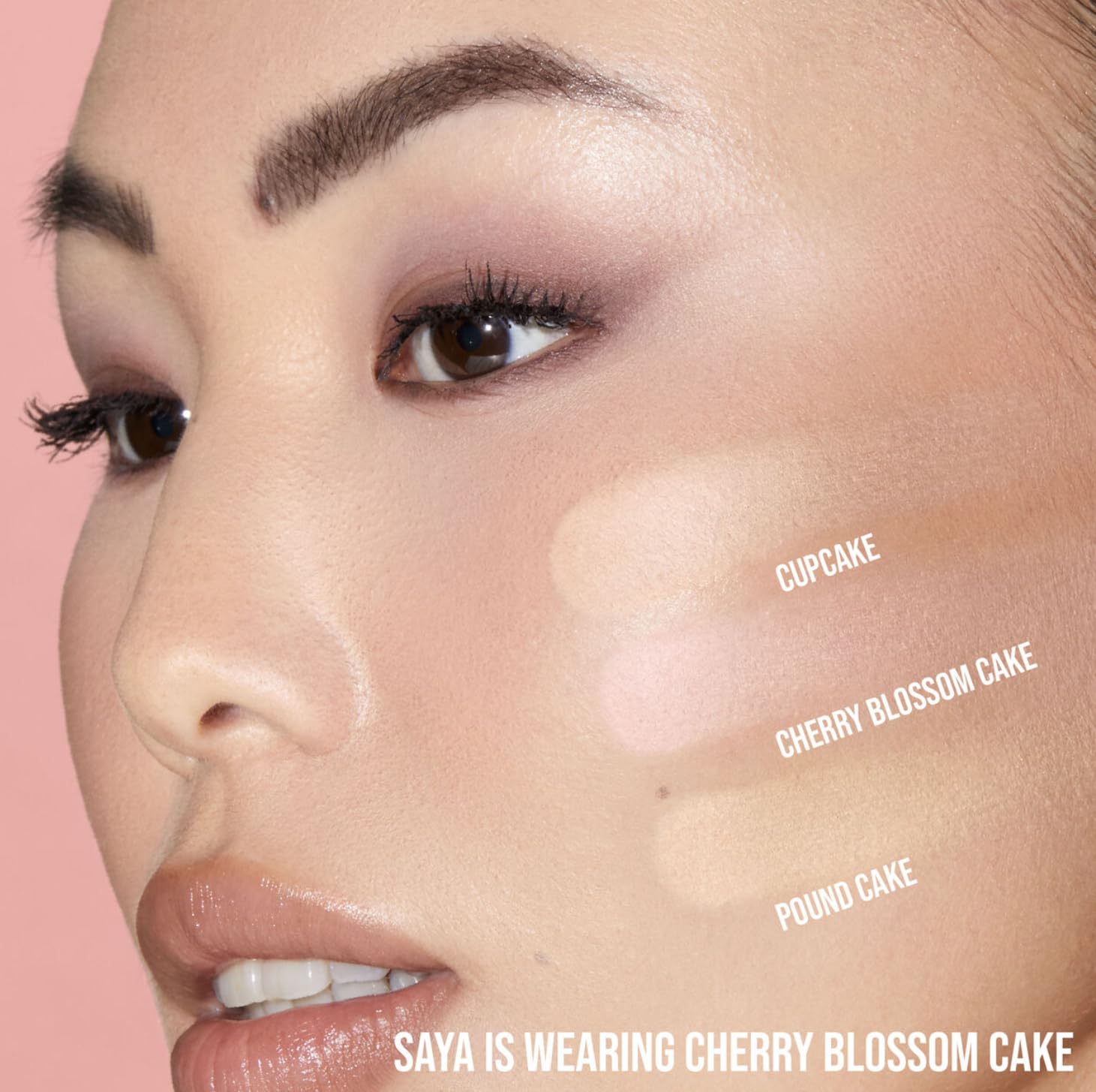 Huda ingredients display with vitamin E emphasizing skin-nourishing support