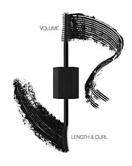 Huda Legit Lashes volume wand close-up showing fibers for thicker-looking lashes