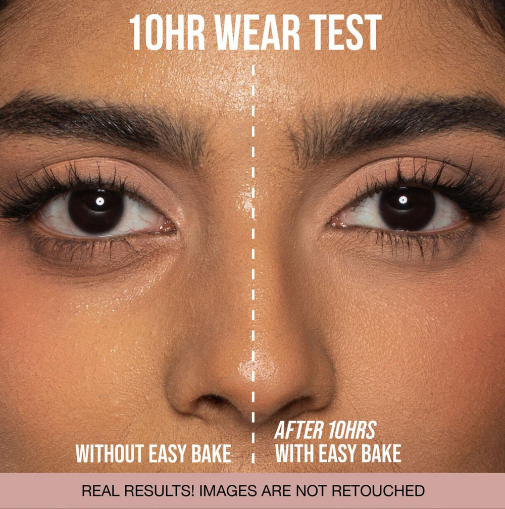 Huda fine powder texture swirl illustrating smooth, blur-like finish