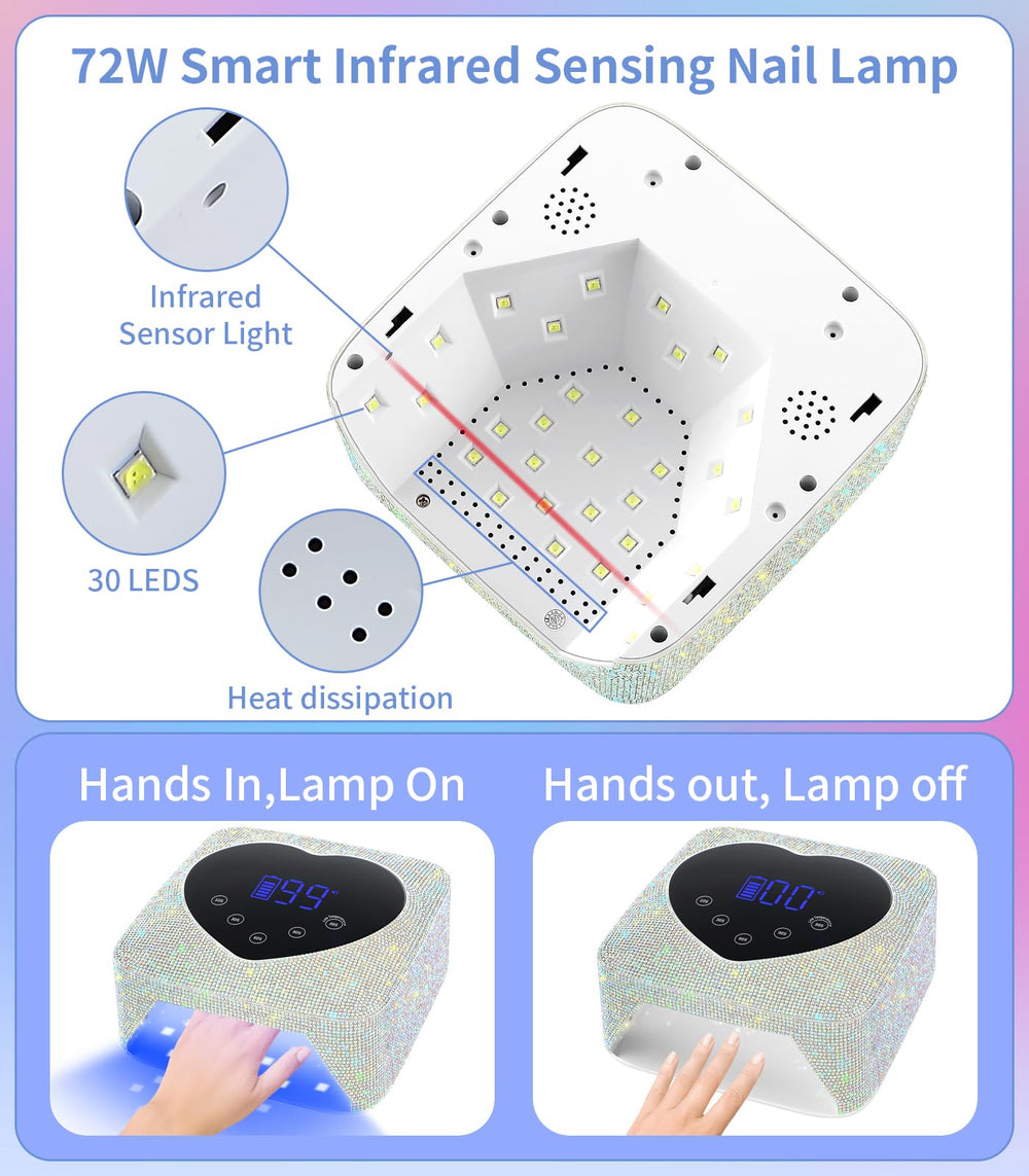 HUGMAPLE heart-shaped display close-up with timers and battery for easy control